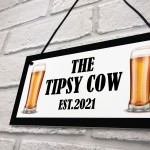 Quirky Funny Home Bar Sign Personalised Man Cave Garage Pub