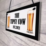 Quirky Funny Home Bar Sign Personalised Man Cave Garage Pub