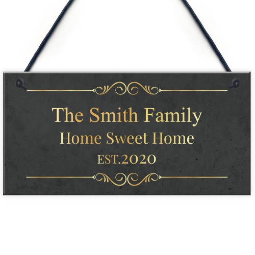 PERSONALISED Welcome Sign To Home New Home Gift For Friend