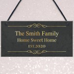 PERSONALISED Welcome Sign To Home New Home Gift For Friend