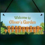 WELCOME Sign To Garden PERSONALISED Summerhouse Shed Sign