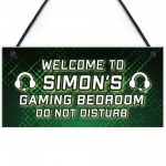 WELCOME Sign For Gaming Room Door Sign PERSONALISED