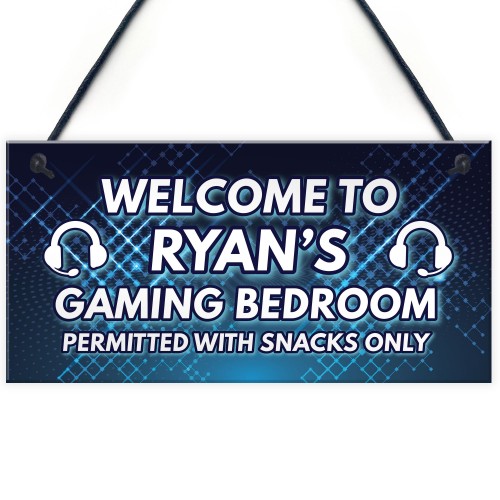 Neon Effect Gaming Sign To Hang Games Room Bedroom