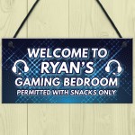 Neon Effect Gaming Sign To Hang Games Room Bedroom