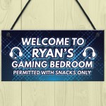 Neon Effect Gaming Sign To Hang Games Room Bedroom
