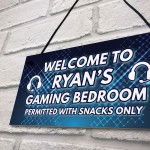 Neon Effect Gaming Sign To Hang Games Room Bedroom