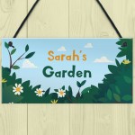 Personalised Garden Sign To Hang Summerhouse Shed Home Decor