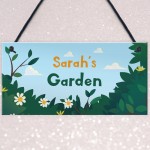 Personalised Garden Sign To Hang Summerhouse Shed Home Decor