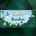 Personalised Garden Sign To Hang Summerhouse Shed Home Decor