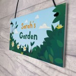 Personalised Garden Sign To Hang Summerhouse Shed Home Decor