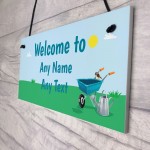 Novelty Garden Summerhouse Shed Greenhouse Personalised Sign