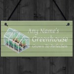 Novelty Greenhouse Sign PERSONALISED Garden Summerhouse