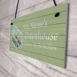 Novelty Greenhouse Sign PERSONALISED Garden Summerhouse