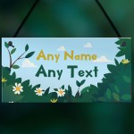 PERSONALISED Garden Summerhouse Shed Fairy Garden Sign