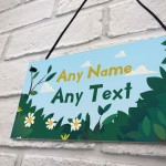 PERSONALISED Garden Summerhouse Shed Fairy Garden Sign