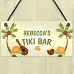 Fun TIKI BAR Sign PERSONALISED Garden Summerhouse Sign