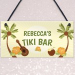 Fun TIKI BAR Sign PERSONALISED Garden Summerhouse Sign