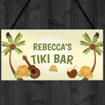 Fun TIKI BAR Sign PERSONALISED Garden Summerhouse Sign