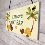 Fun TIKI BAR Sign PERSONALISED Garden Summerhouse Sign