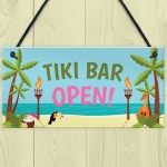 Welcome Tiki Bar Signs Novelty Bar Decor Gifts Hanging Signs