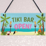 Welcome Tiki Bar Signs Novelty Bar Decor Gifts Hanging Signs