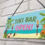 Welcome Tiki Bar Signs Novelty Bar Decor Gifts Hanging Signs