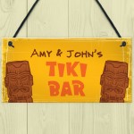 PERSONALISED Tiki Bar Decor Gifts Novelty Home Bar Decor Gifts