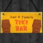 PERSONALISED Tiki Bar Decor Gifts Novelty Home Bar Decor Gifts