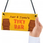 PERSONALISED Tiki Bar Decor Gifts Novelty Home Bar Decor Gifts