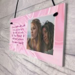 PERSONALISED Image Sign Birthday Christmas Gift For Best Friend