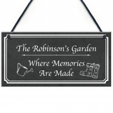 Shabby Chic Garden Sign PERSONALISED Summerhouse Shed Sign