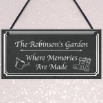 Shabby Chic Garden Sign PERSONALISED Summerhouse Shed Sign