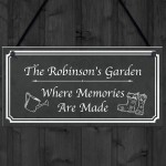 Shabby Chic Garden Sign PERSONALISED Summerhouse Shed Sign