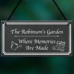 Shabby Chic Garden Sign PERSONALISED Summerhouse Shed Sign