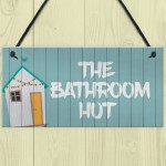 Quirky Nautical Bathroom Sign THE BATHROOM HUT Beach Theme