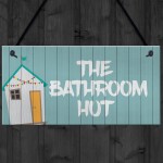 Quirky Nautical Bathroom Sign THE BATHROOM HUT Beach Theme