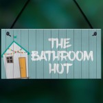 Quirky Nautical Bathroom Sign THE BATHROOM HUT Beach Theme