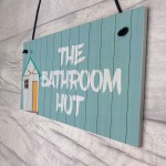 Quirky Nautical Bathroom Sign THE BATHROOM HUT Beach Theme