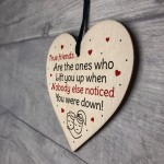 Cute Thank You Gift For Best Friend Birthday Xmas Wooden Heart