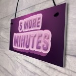 Funny Door Sign For Girls Bedroom Neon Effect Gaming Sign