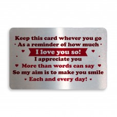 Metal Card For Wallet Christmas Gifts For Him Anniversary Gift