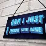 Neon Effect Gaming Sign Funny GAMER GIFT Bedroom Man Cave