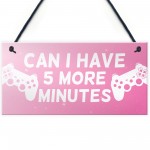 Funny Girls Bedroom Sign GIRL GAMER Gift For Daughter
