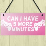 Funny Girls Bedroom Sign GIRL GAMER Gift For Daughter