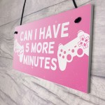 Funny Girls Bedroom Sign GIRL GAMER Gift For Daughter