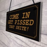 Funny Rude Bar Signs Plaques For Home Bar Man Cave Novelty 
