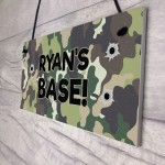 BASE Sign PERSONALISED Den Playhouse Sign Boys Bedroom