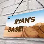 PERSONALISED Sign For Boys BASE Den Playhouse Sign