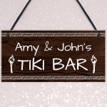 Personalised Tiki Bar Sign For Home Bar Novelty Bar Signs Gifts