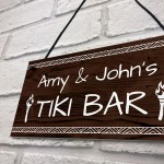 Personalised Tiki Bar Sign For Home Bar Novelty Bar Signs Gifts